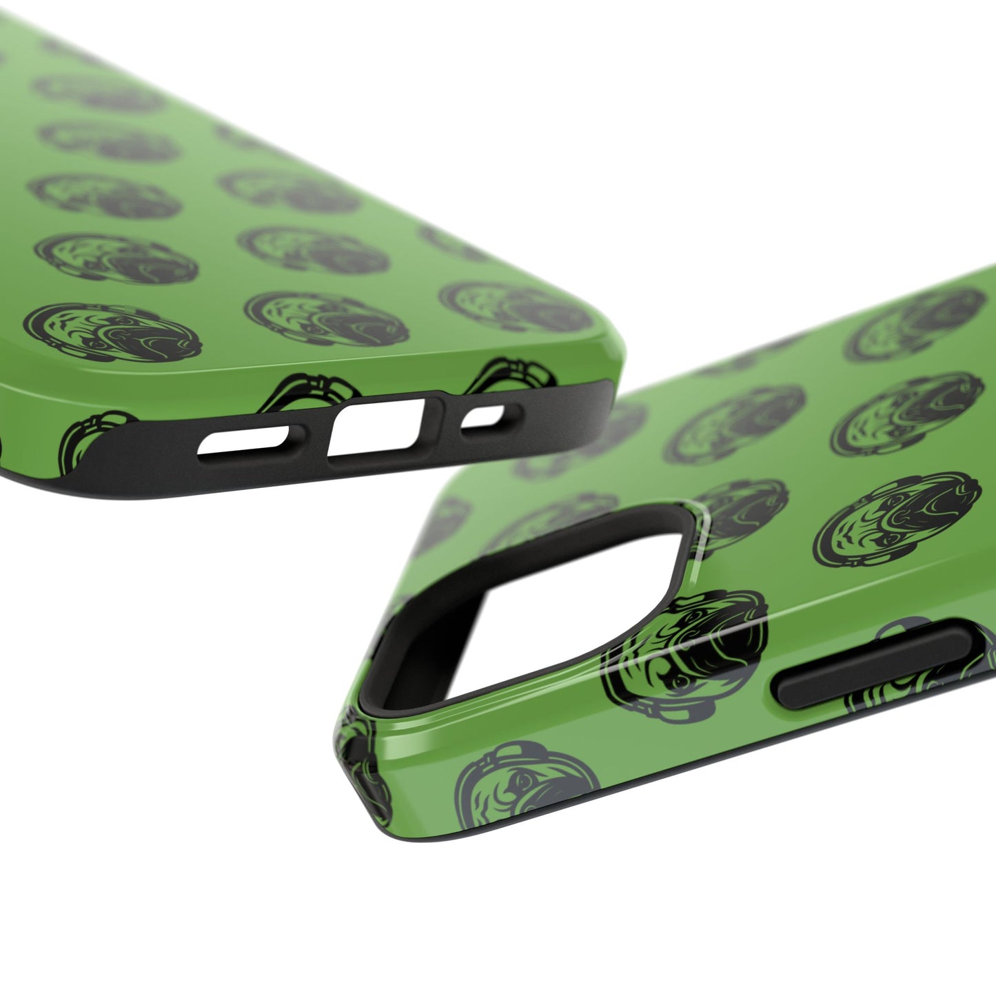 [Green] Poogstek Logo Stylish Impact-Resistant Phone Case with Cool Headphone Design, Hipster Gift, Fun Phone Accessory, Trendy Tech Case, Unique [...]