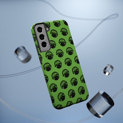 [Green] Poogstek Logo Stylish Impact-Resistant Phone Case with Cool Headphone Design, Hipster Gift, Fun Phone Accessory, Trendy Tech Case, Unique [...]