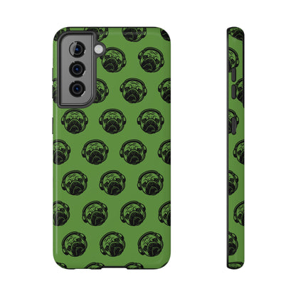 [Green] Poogstek Logo Stylish Impact-Resistant Phone Case with Cool Headphone Design, Hipster Gift, Fun Phone Accessory, Trendy Tech Case, Unique [...]