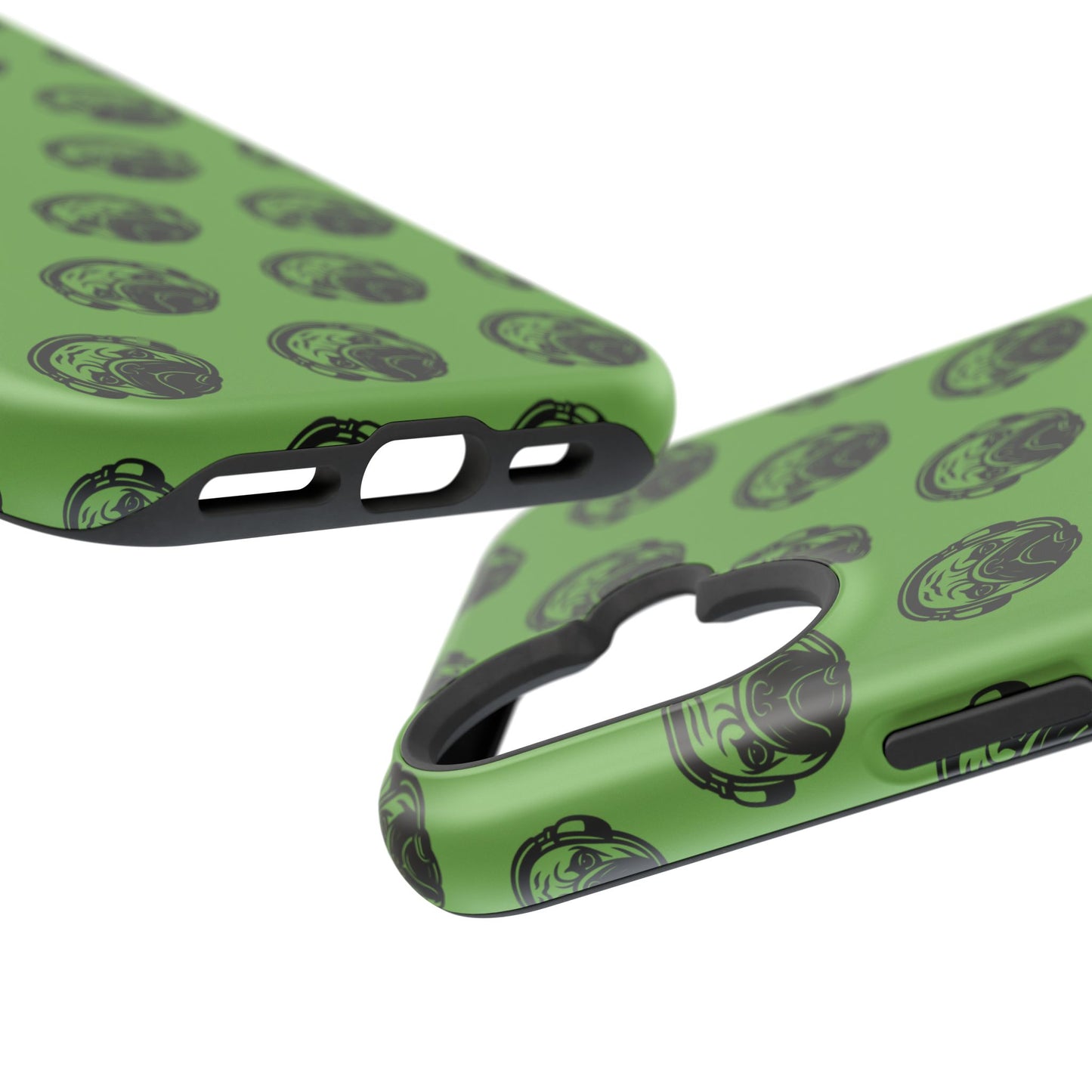 [Green] Poogstek Logo Stylish Impact-Resistant Phone Case with Cool Headphone Design, Hipster Gift, Fun Phone Accessory, Trendy Tech Case, Unique [...]