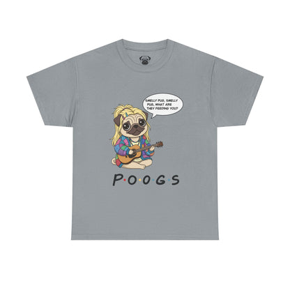 Cute Friends Poogs Pheobe Tee, Casual Dog Lover's T-Shirt, Gift for Pet Owners, Funny Friendship Shirt, Unisex Cotton Tee
