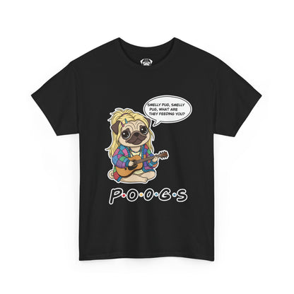 Cute Friends Poogs Pheobe Tee, Casual Dog Lover's T-Shirt, Gift for Pet Owners, Funny Friendship Shirt, Unisex Cotton Tee