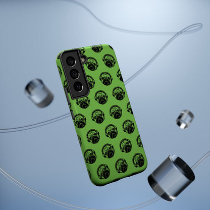 [Green] Poogstek Logo Stylish Impact-Resistant Phone Case with Cool Headphone Design, Hipster Gift, Fun Phone Accessory, Trendy Tech Case, Unique [...]