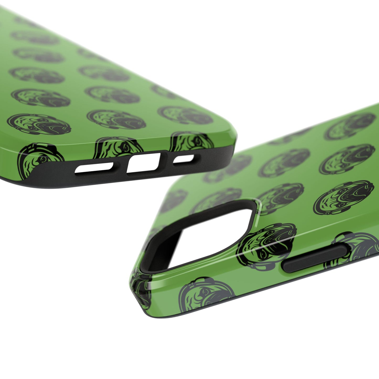 [Green] Poogstek Logo Stylish Impact-Resistant Phone Case with Cool Headphone Design, Hipster Gift, Fun Phone Accessory, Trendy Tech Case, Unique [...]