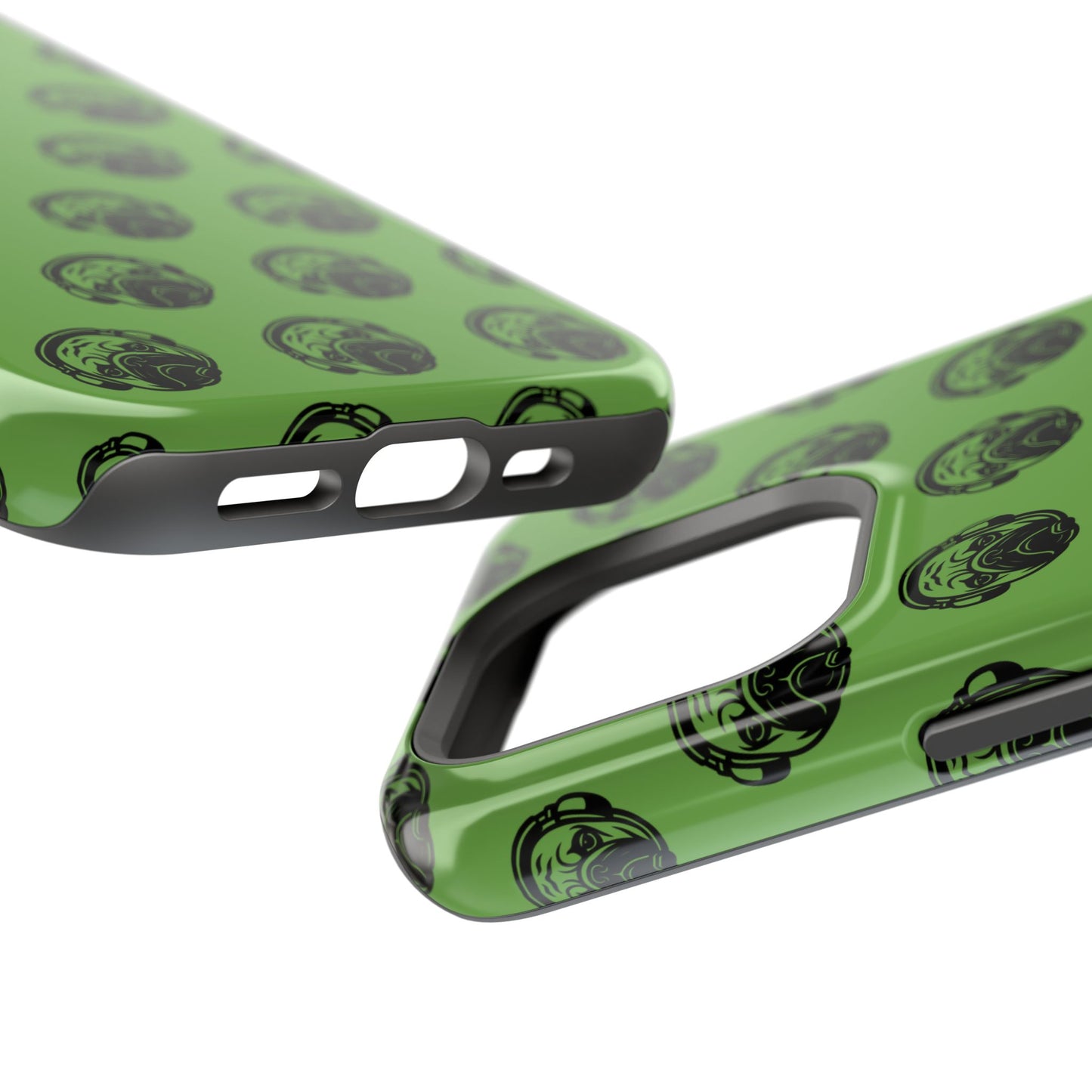 [Green] Poogstek Logo Stylish Impact-Resistant Phone Case with Cool Headphone Design, Hipster Gift, Fun Phone Accessory, Trendy Tech Case, Unique [...]
