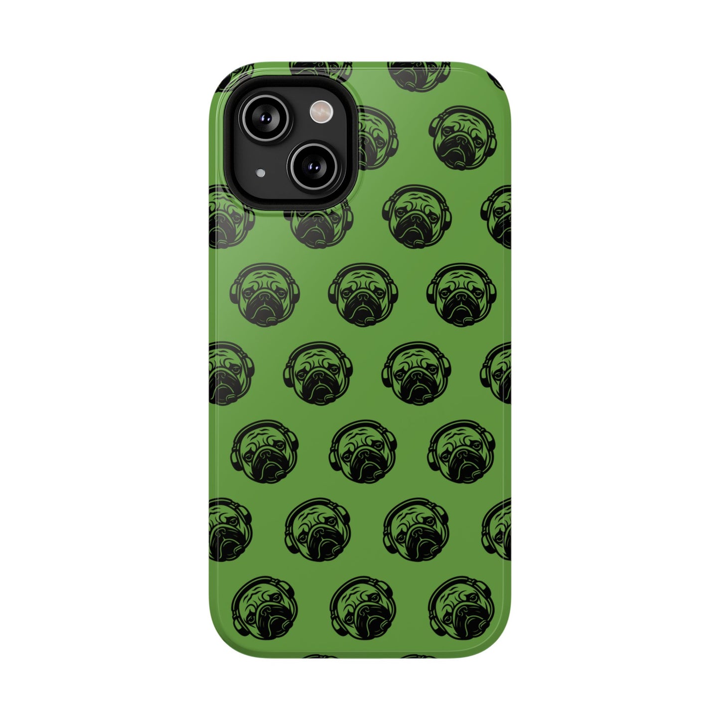 [Green] Poogstek Logo Stylish Impact-Resistant Phone Case with Cool Headphone Design, Hipster Gift, Fun Phone Accessory, Trendy Tech Case, Unique [...]