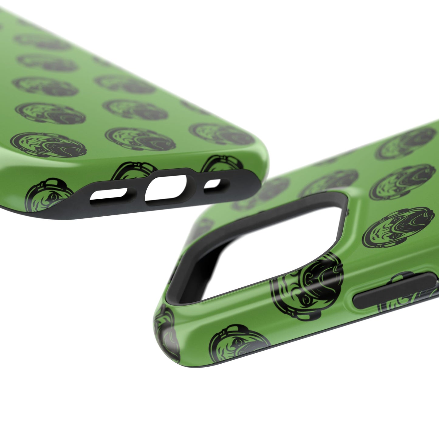 [Green] Poogstek Logo Stylish Impact-Resistant Phone Case with Cool Headphone Design, Hipster Gift, Fun Phone Accessory, Trendy Tech Case, Unique [...]