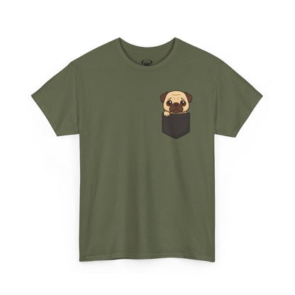 Cute Pug Lover's Club, Casual Dog Lover's T-Shirt, Gift for Pet Owners, Funny Friendship Shirt, Unisex Cotton Tee