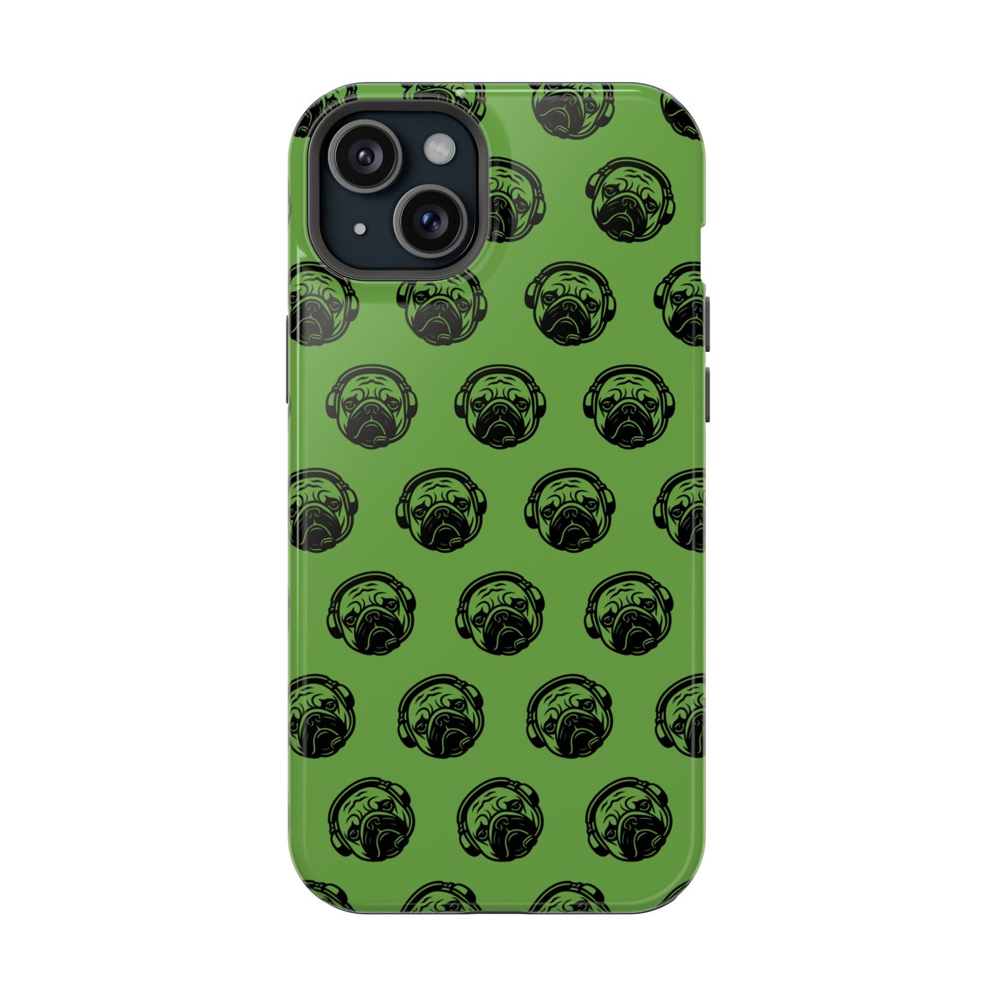 [Green] Poogstek Logo Stylish Impact-Resistant Phone Case with Cool Headphone Design, Hipster Gift, Fun Phone Accessory, Trendy Tech Case, Unique [...]