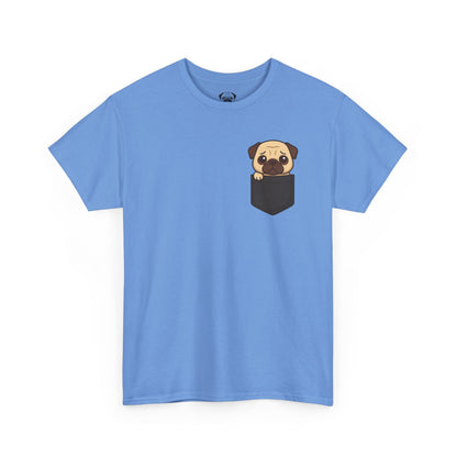 Cute Pug Lover's Club, Casual Dog Lover's T-Shirt, Gift for Pet Owners, Funny Friendship Shirt, Unisex Cotton Tee