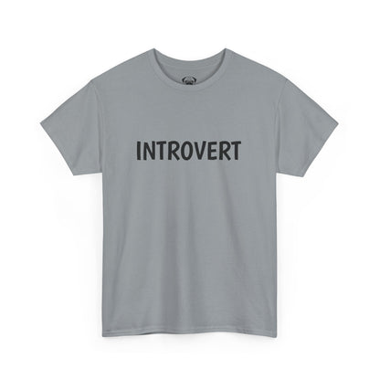Typography "Introvert" Unisex T-Shirt