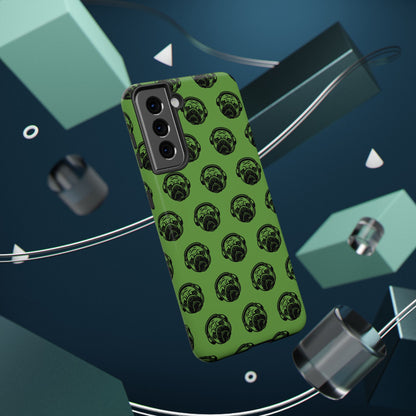 [Green] Poogstek Logo Stylish Impact-Resistant Phone Case with Cool Headphone Design, Hipster Gift, Fun Phone Accessory, Trendy Tech Case, Unique [...]