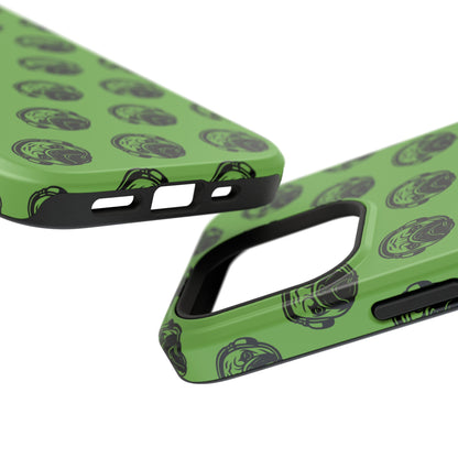 [Green] Poogstek Logo Stylish Impact-Resistant Phone Case with Cool Headphone Design, Hipster Gift, Fun Phone Accessory, Trendy Tech Case, Unique [...]