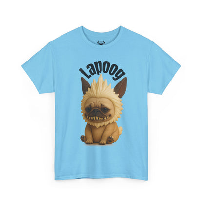 Cute Lapoog Tee, Casual Dog Lover's T-Shirt, Halloween Gift for Pet Owners, Funny Friendship Shirt, Unisex Cotton Tee