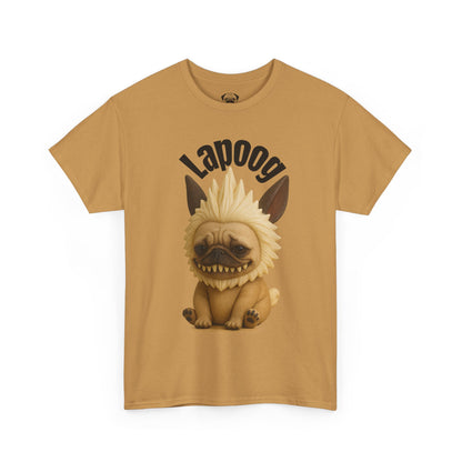 Cute Lapoog Tee, Casual Dog Lover's T-Shirt, Halloween Gift for Pet Owners, Funny Friendship Shirt, Unisex Cotton Tee
