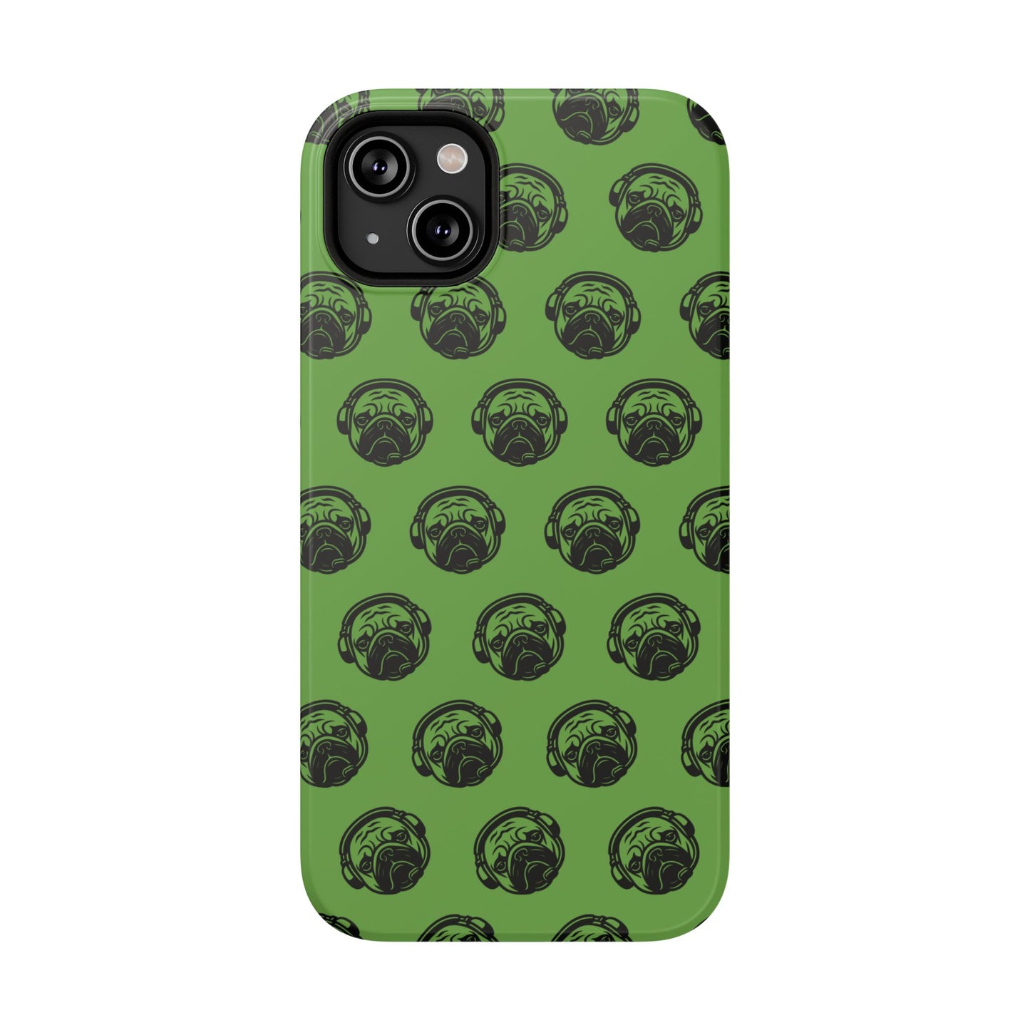 [Green] Poogstek Logo Stylish Impact-Resistant Phone Case with Cool Headphone Design, Hipster Gift, Fun Phone Accessory, Trendy Tech Case, Unique [...]