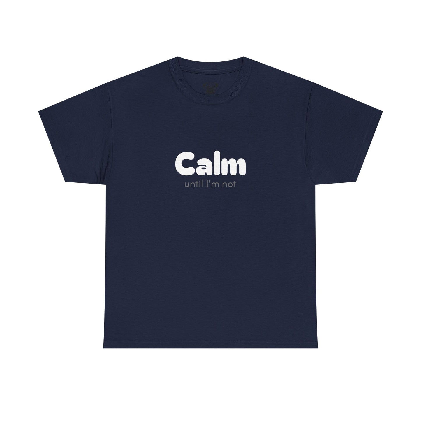 Unisex Typography Humor Tee – Calm until I'm not
