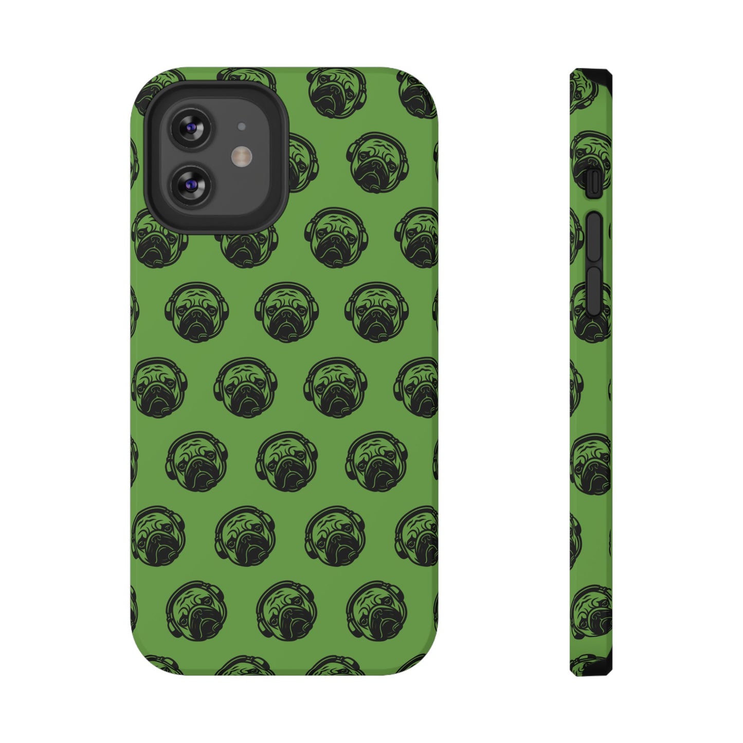 [Green] Poogstek Logo Stylish Impact-Resistant Phone Case with Cool Headphone Design, Hipster Gift, Fun Phone Accessory, Trendy Tech Case, Unique [...]