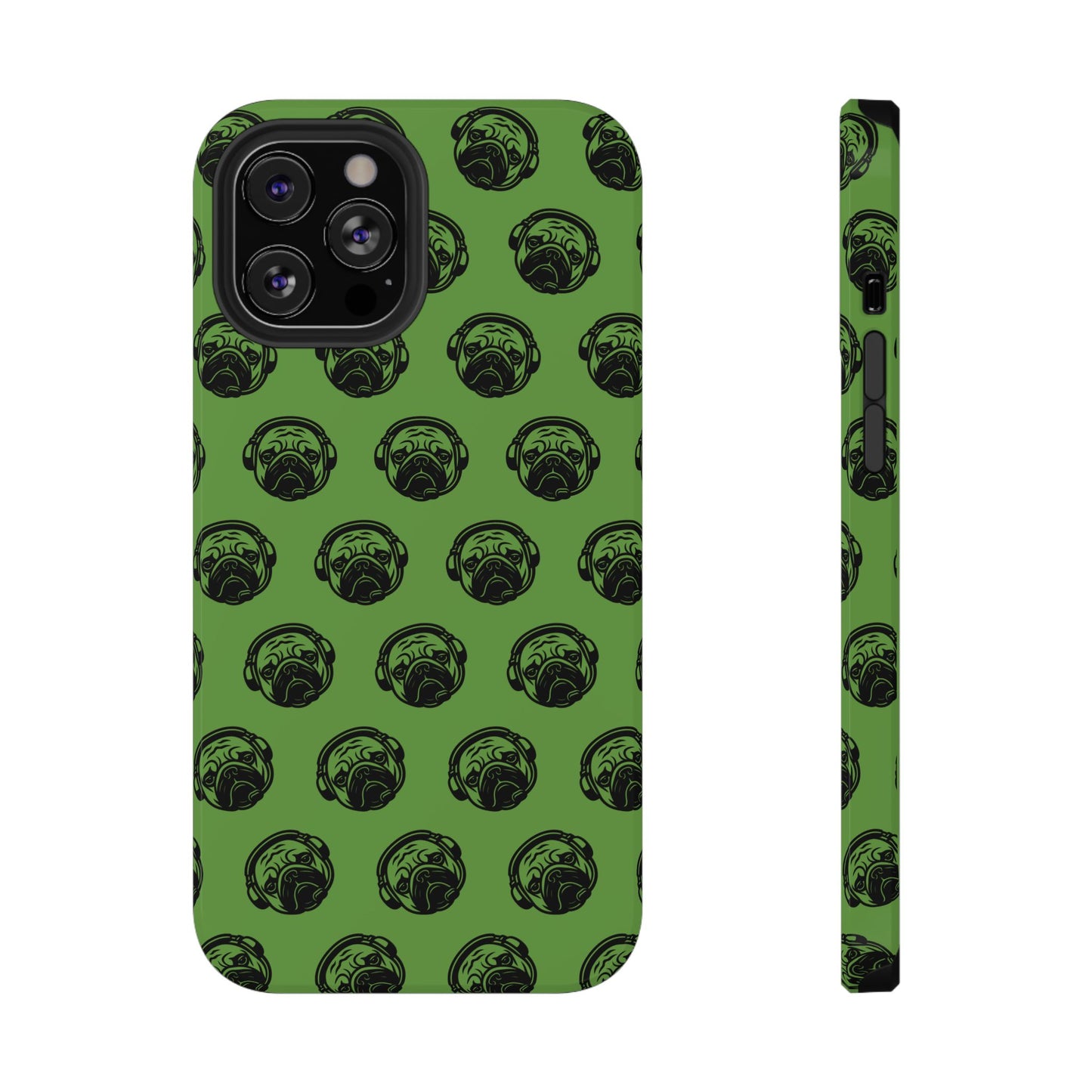 [Green] Poogstek Logo Stylish Impact-Resistant Phone Case with Cool Headphone Design, Hipster Gift, Fun Phone Accessory, Trendy Tech Case, Unique [...]