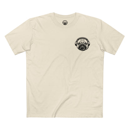 Unisex Poogstek Logo Love Graphic Tee, Funny Dog Shirt, Gift for Dog Lovers, Casual Wear, Pet Owner Tee, Cute Animal Graphic Tee