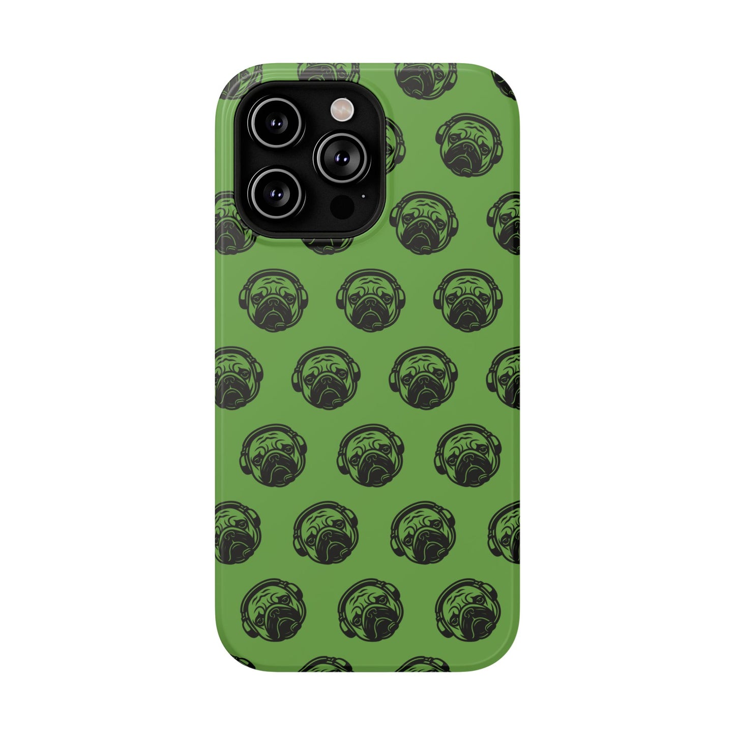 [Green] Poogstek Logo Stylish Impact-Resistant Phone Case with Cool Headphone Design, Hipster Gift, Fun Phone Accessory, Trendy Tech Case, Unique [...]