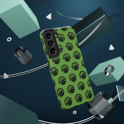 [Green] Poogstek Logo Stylish Impact-Resistant Phone Case with Cool Headphone Design, Hipster Gift, Fun Phone Accessory, Trendy Tech Case, Unique [...]