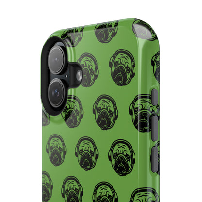 [Green] Poogstek Logo Stylish Impact-Resistant Phone Case with Cool Headphone Design, Hipster Gift, Fun Phone Accessory, Trendy Tech Case, Unique [...]