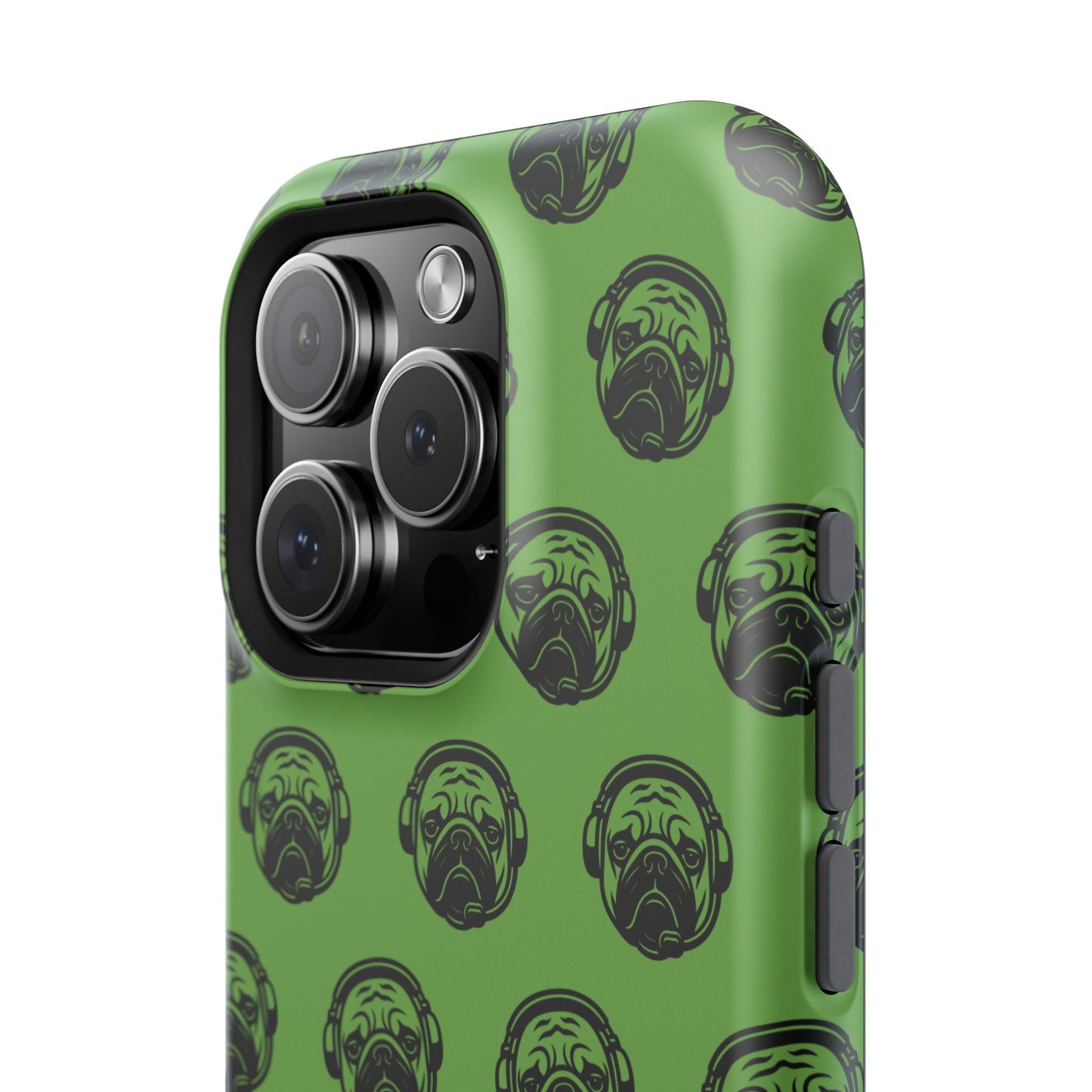 [Green] Poogstek Logo Stylish Impact-Resistant Phone Case with Cool Headphone Design, Hipster Gift, Fun Phone Accessory, Trendy Tech Case, Unique [...]