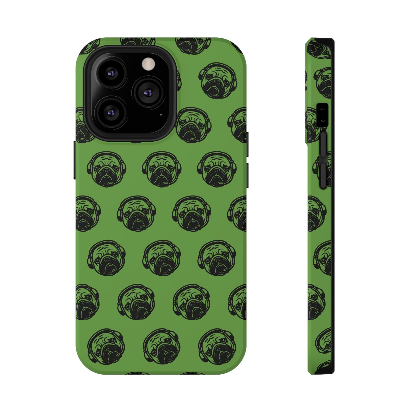 [Green] Poogstek Logo Stylish Impact-Resistant Phone Case with Cool Headphone Design, Hipster Gift, Fun Phone Accessory, Trendy Tech Case, Unique [...]