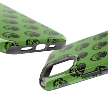 [Green] Poogstek Logo Stylish Impact-Resistant Phone Case with Cool Headphone Design, Hipster Gift, Fun Phone Accessory, Trendy Tech Case, Unique [...]