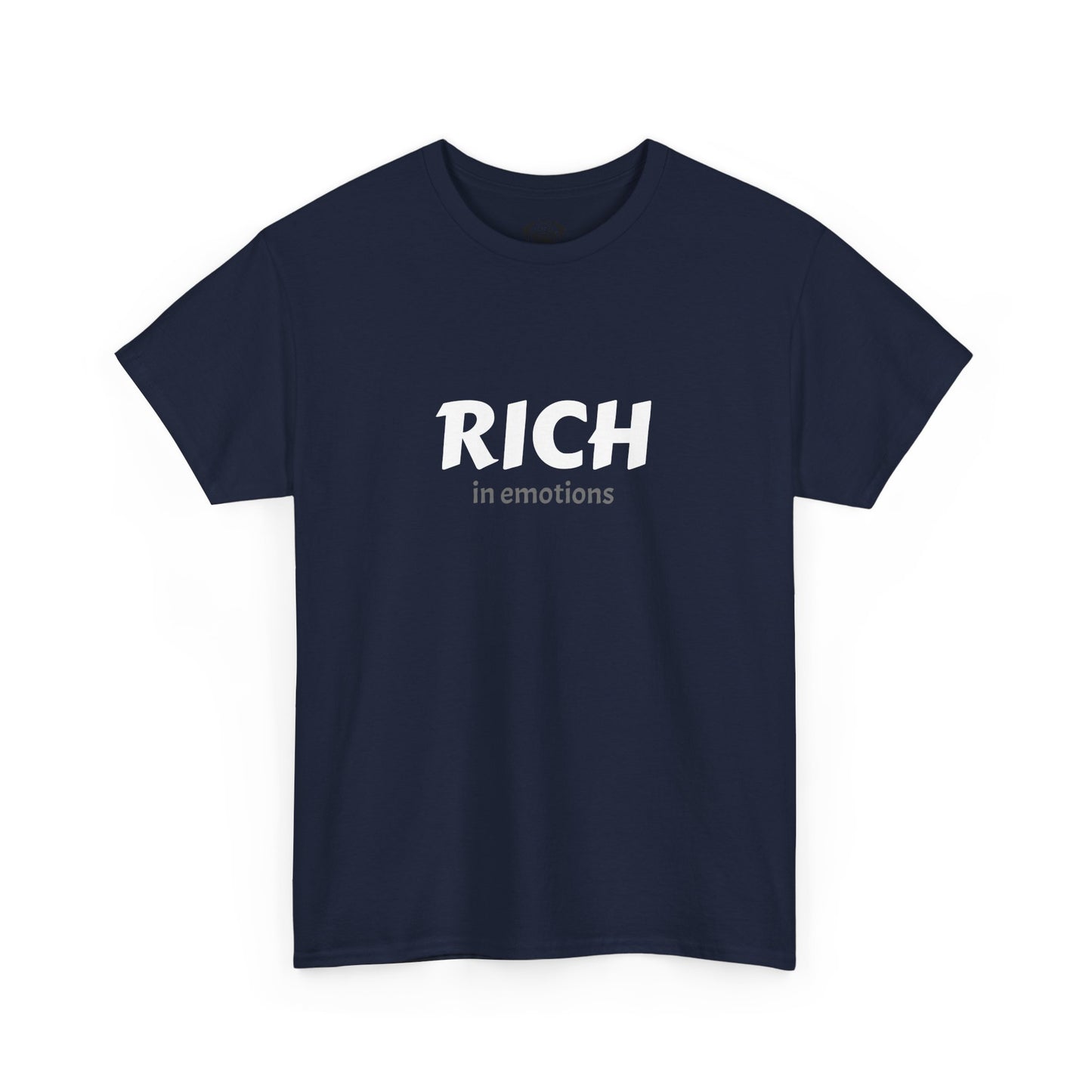 T-Shirt - Bait and Switch Humor UniSex Rich in Emotions Typography Tee