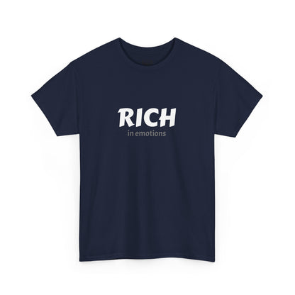 T-Shirt - Bait and Switch Humor UniSex Rich in Emotions Typography Tee
