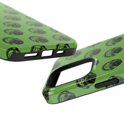 [Green] Poogstek Logo Stylish Impact-Resistant Phone Case with Cool Headphone Design, Hipster Gift, Fun Phone Accessory, Trendy Tech Case, Unique [...]