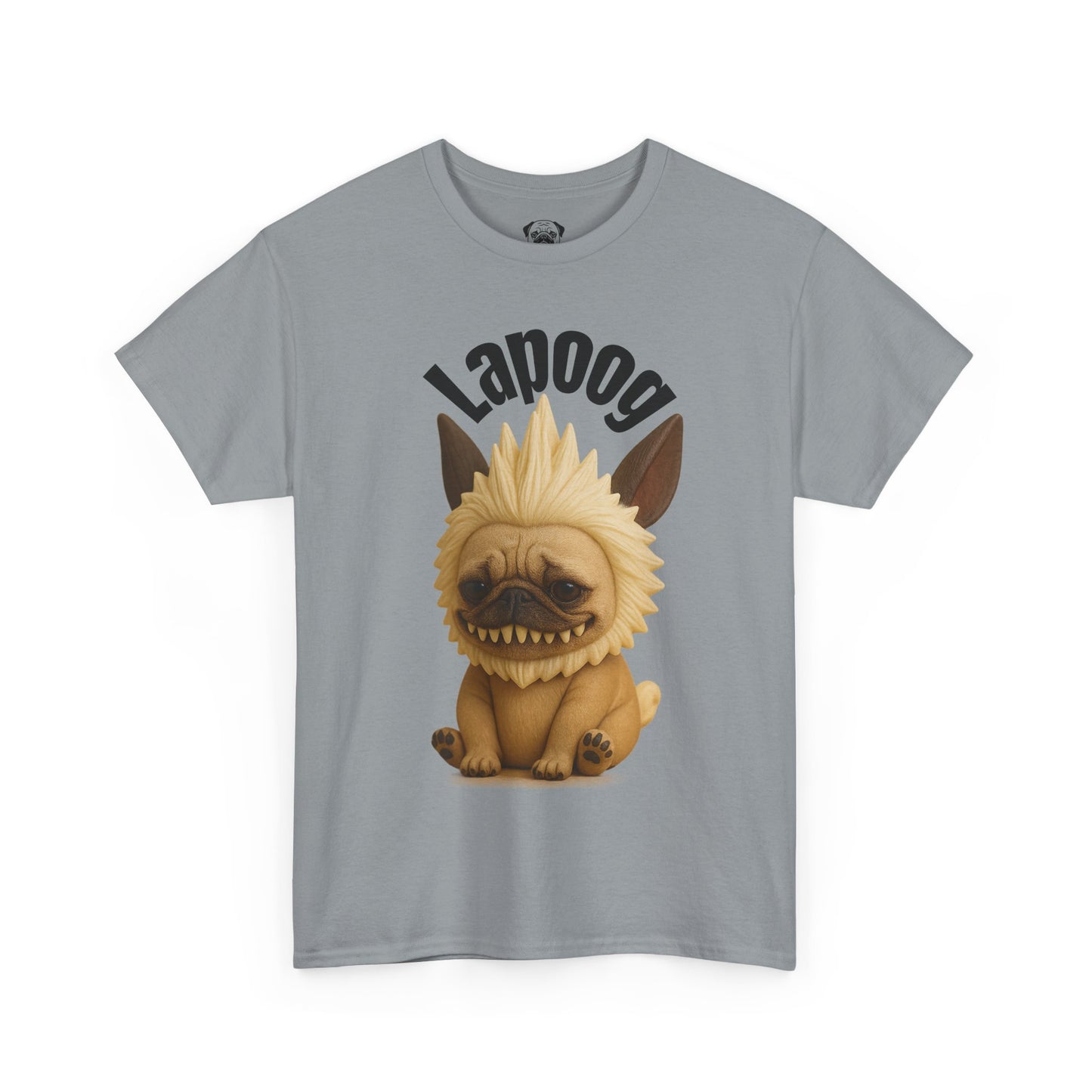 Cute Lapoog Tee, Casual Dog Lover's T-Shirt, Halloween Gift for Pet Owners, Funny Friendship Shirt, Unisex Cotton Tee