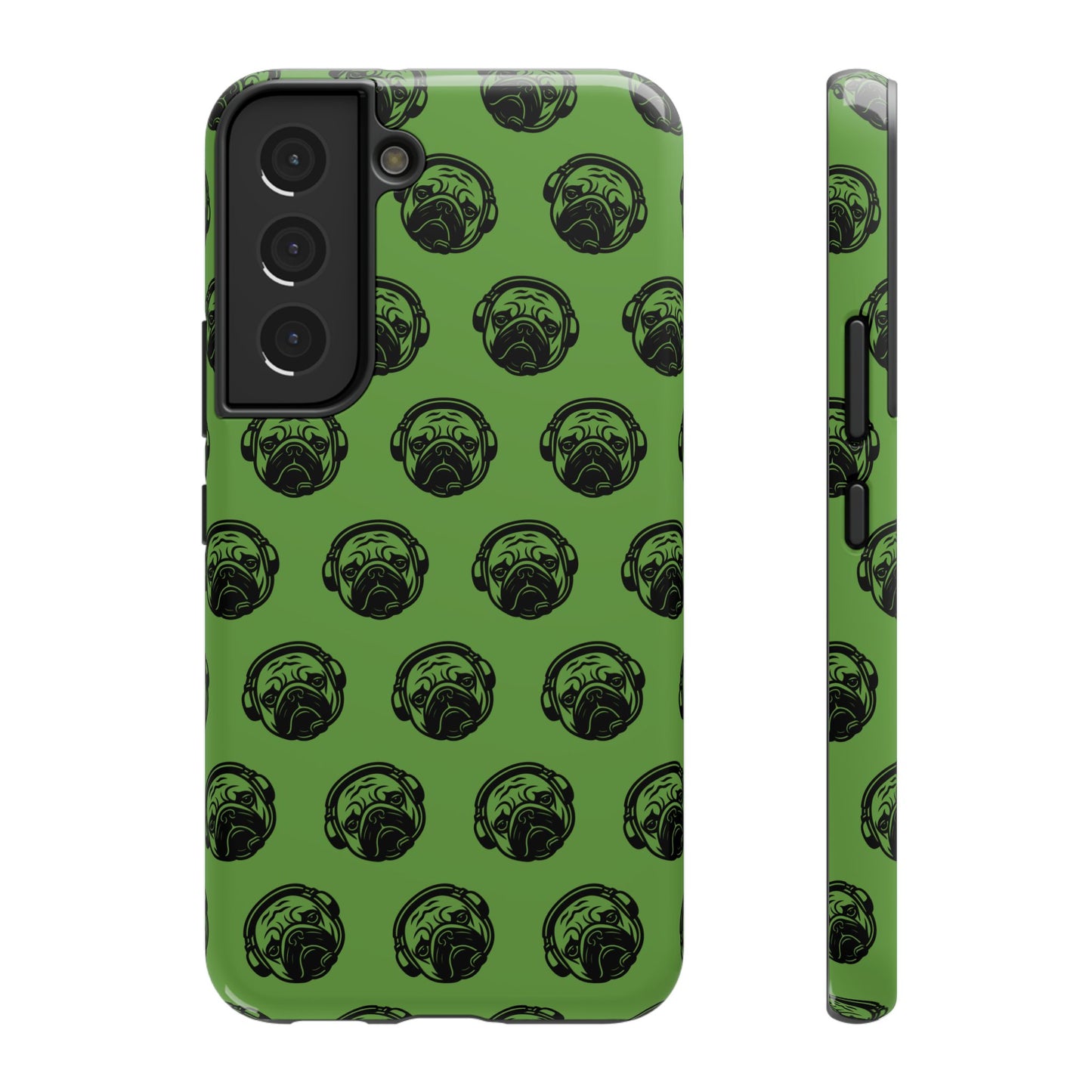 [Green] Poogstek Logo Stylish Impact-Resistant Phone Case with Cool Headphone Design, Hipster Gift, Fun Phone Accessory, Trendy Tech Case, Unique [...]