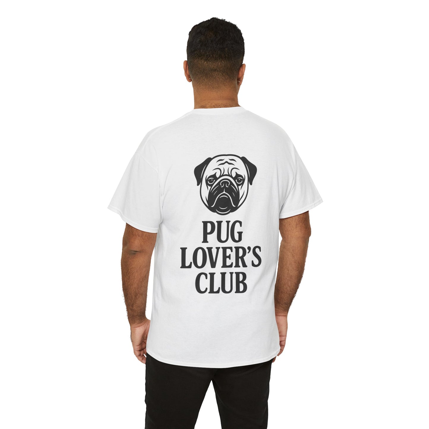 Cute Pug Lover's Club, Casual Dog Lover's T-Shirt, Gift for Pet Owners, Funny Friendship Shirt, Unisex Cotton Tee