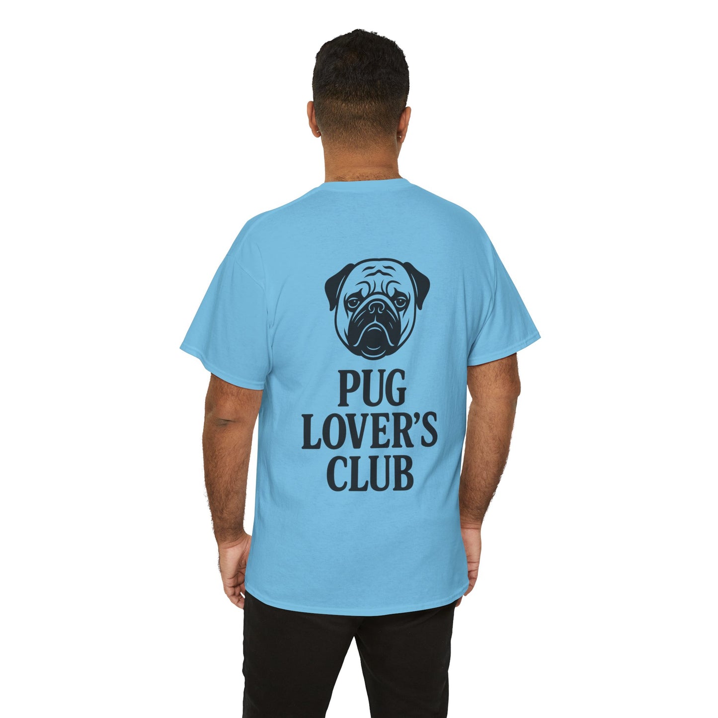 Cute Pug Lover's Club, Casual Dog Lover's T-Shirt, Gift for Pet Owners, Funny Friendship Shirt, Unisex Cotton Tee