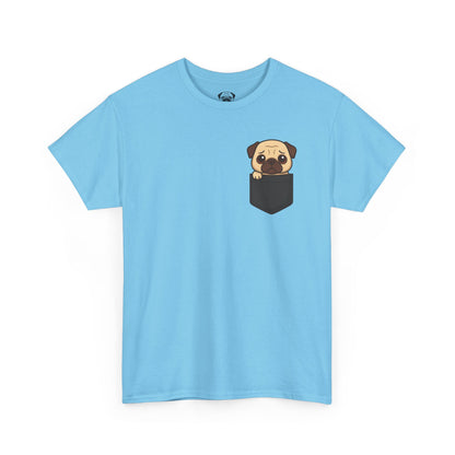 Cute Pug Lover's Club, Casual Dog Lover's T-Shirt, Gift for Pet Owners, Funny Friendship Shirt, Unisex Cotton Tee