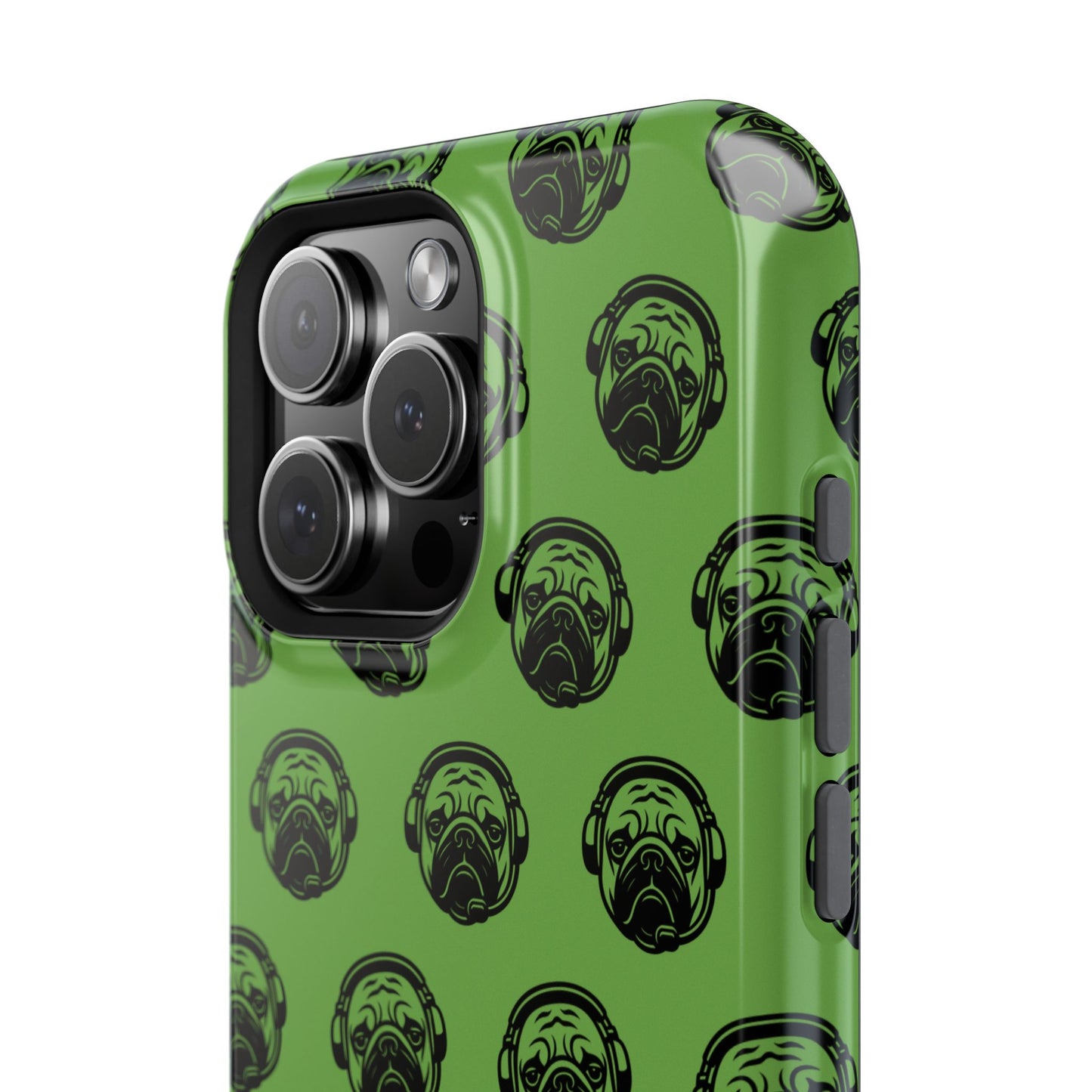 [Green] Poogstek Logo Stylish Impact-Resistant Phone Case with Cool Headphone Design, Hipster Gift, Fun Phone Accessory, Trendy Tech Case, Unique [...]