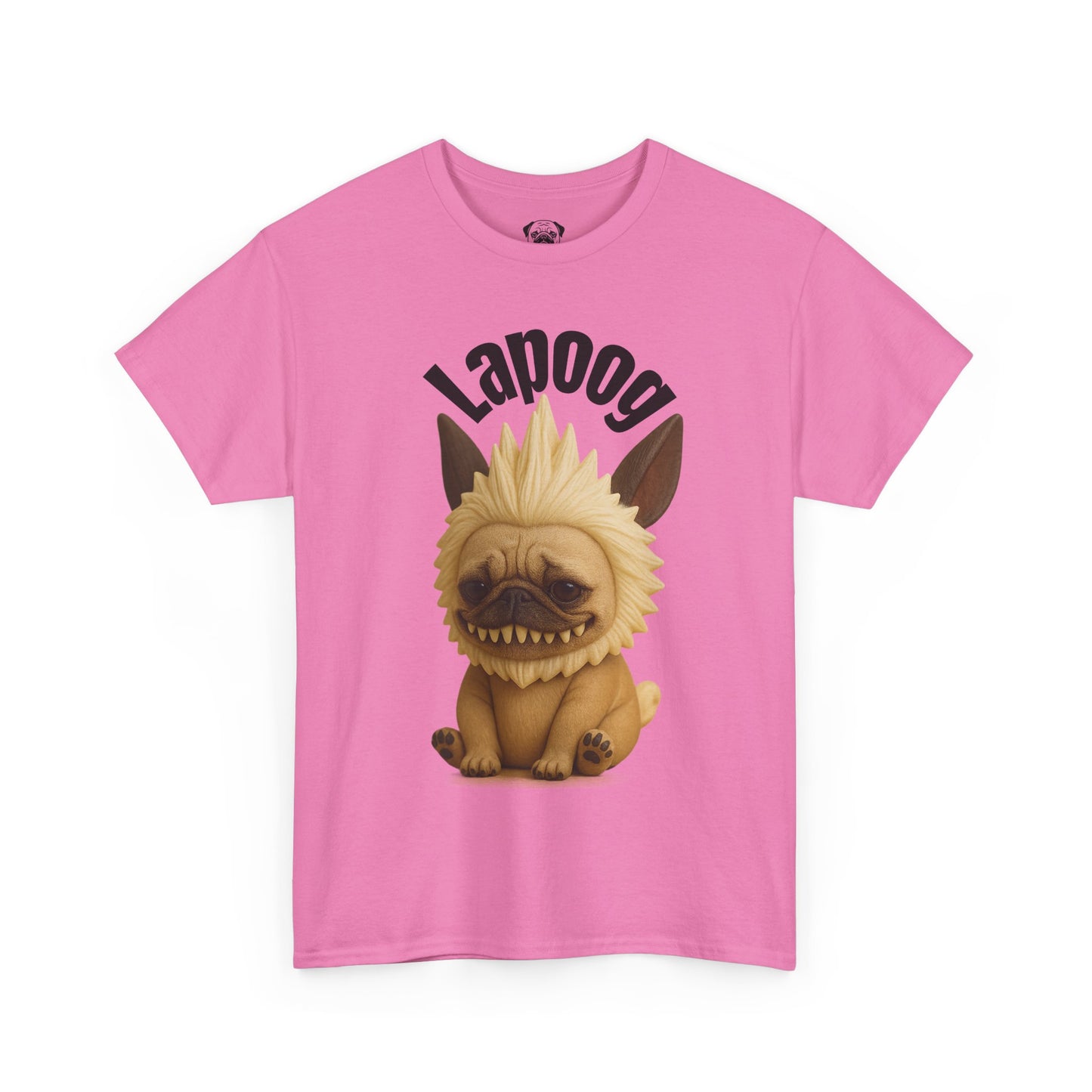 Cute Lapoog Tee, Casual Dog Lover's T-Shirt, Halloween Gift for Pet Owners, Funny Friendship Shirt, Unisex Cotton Tee