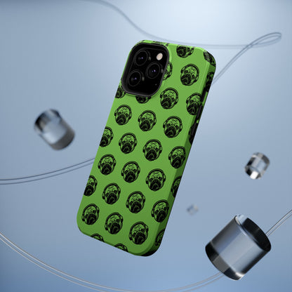 [Green] Poogstek Logo Stylish Impact-Resistant Phone Case with Cool Headphone Design, Hipster Gift, Fun Phone Accessory, Trendy Tech Case, Unique [...]