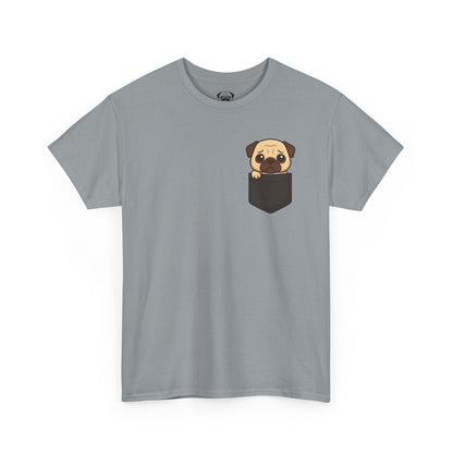 Cute Pug Lover's Club, Casual Dog Lover's T-Shirt, Gift for Pet Owners, Funny Friendship Shirt, Unisex Cotton Tee