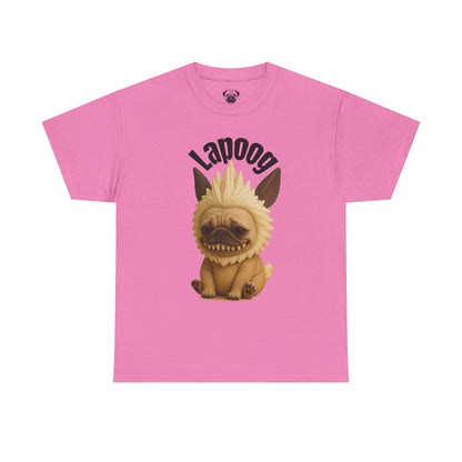 Cute Lapoog Tee, Casual Dog Lover's T-Shirt, Halloween Gift for Pet Owners, Funny Friendship Shirt, Unisex Cotton Tee