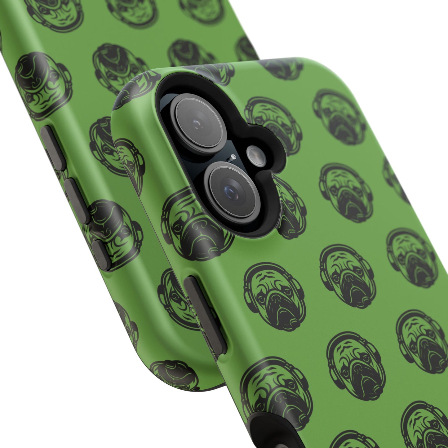 [Green] Poogstek Logo Stylish Impact-Resistant Phone Case with Cool Headphone Design, Hipster Gift, Fun Phone Accessory, Trendy Tech Case, Unique [...]