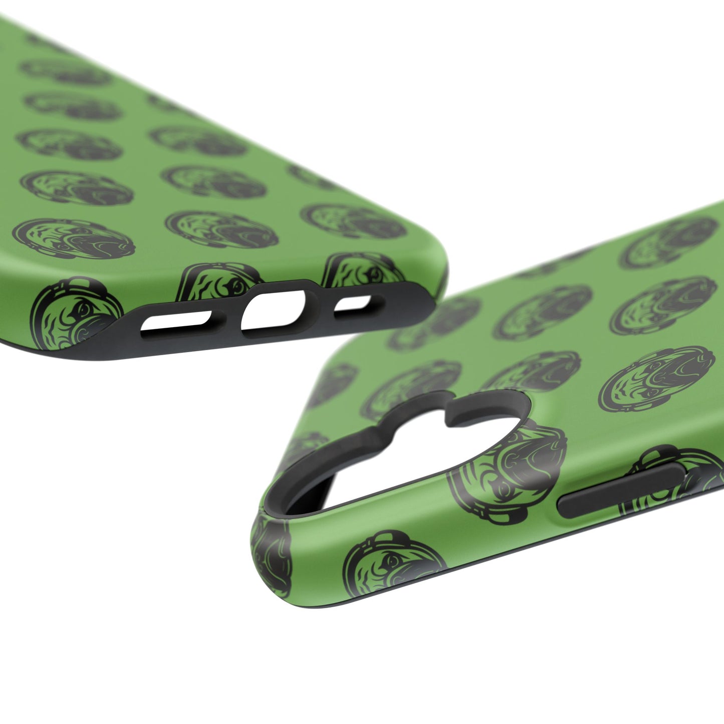 [Green] Poogstek Logo Stylish Impact-Resistant Phone Case with Cool Headphone Design, Hipster Gift, Fun Phone Accessory, Trendy Tech Case, Unique [...]
