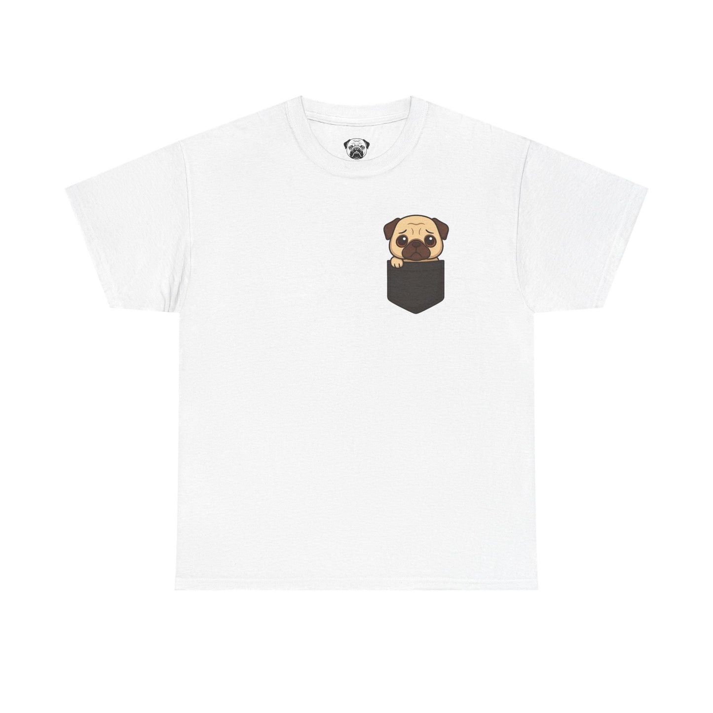 Cute Pug Lover's Club, Casual Dog Lover's T-Shirt, Gift for Pet Owners, Funny Friendship Shirt, Unisex Cotton Tee