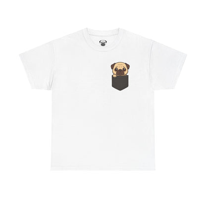 Cute Pug Lover's Club, Casual Dog Lover's T-Shirt, Gift for Pet Owners, Funny Friendship Shirt, Unisex Cotton Tee