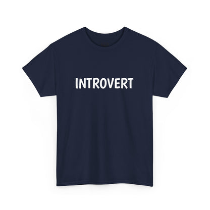 Typography "Introvert" Unisex T-Shirt