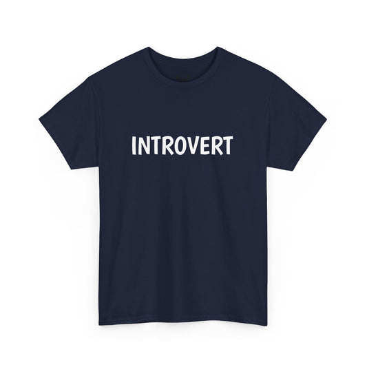 Typography "Introvert" Unisex T-Shirt