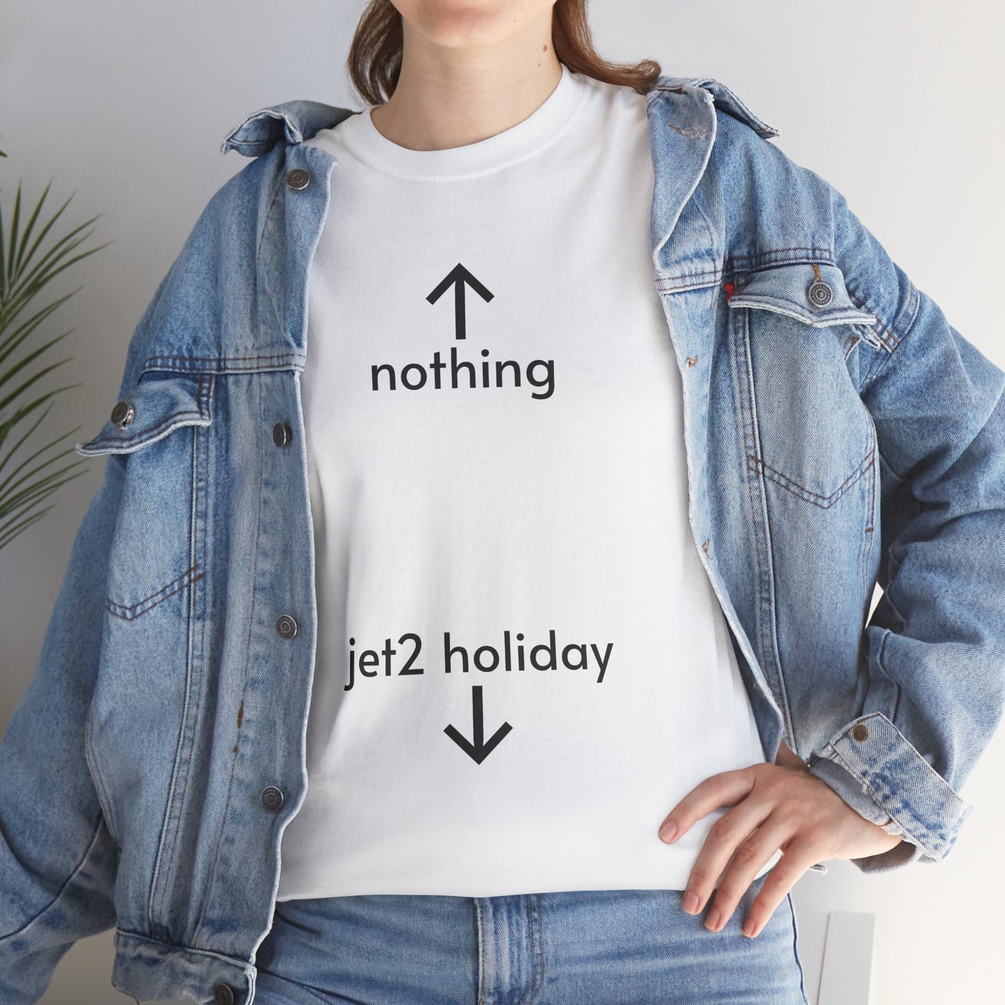 Unisex Typography Humor Tee – Nothing beats a Jet2 holiday